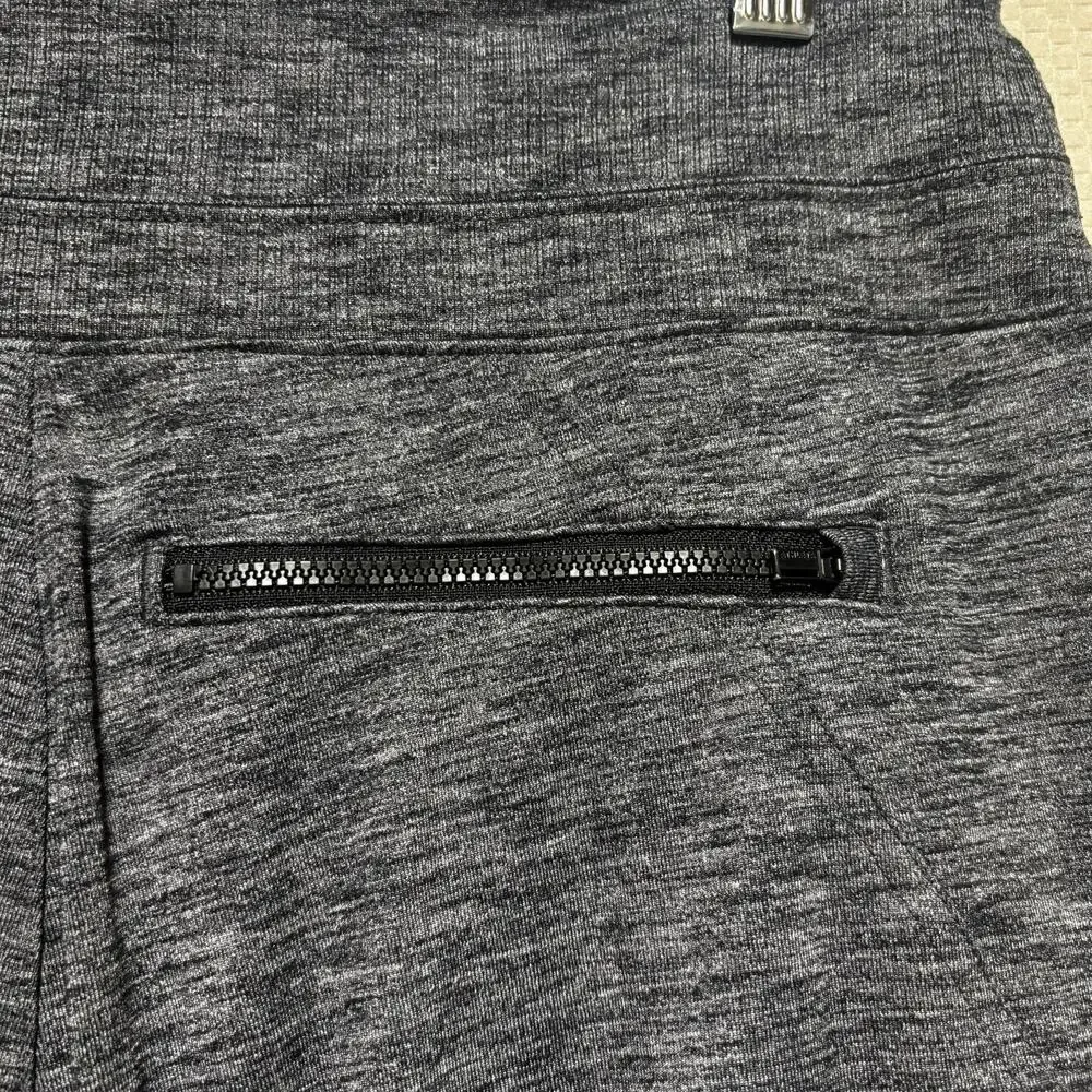 Athleta Venice High Rise Jogger Size Medium Heather Gray Stretch Zip Pockets - Picture 9 of 11
